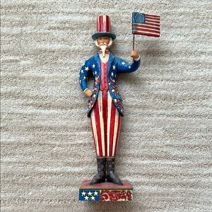 Jim Shore Heartwood Creek 2007 #4009273 "Proudly Patriotic Uncle Sam 4th Figure